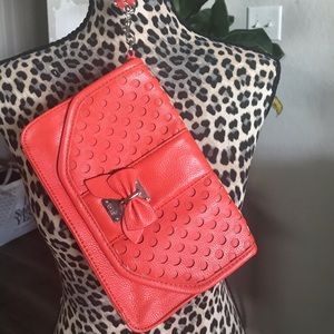 Leather wristlet